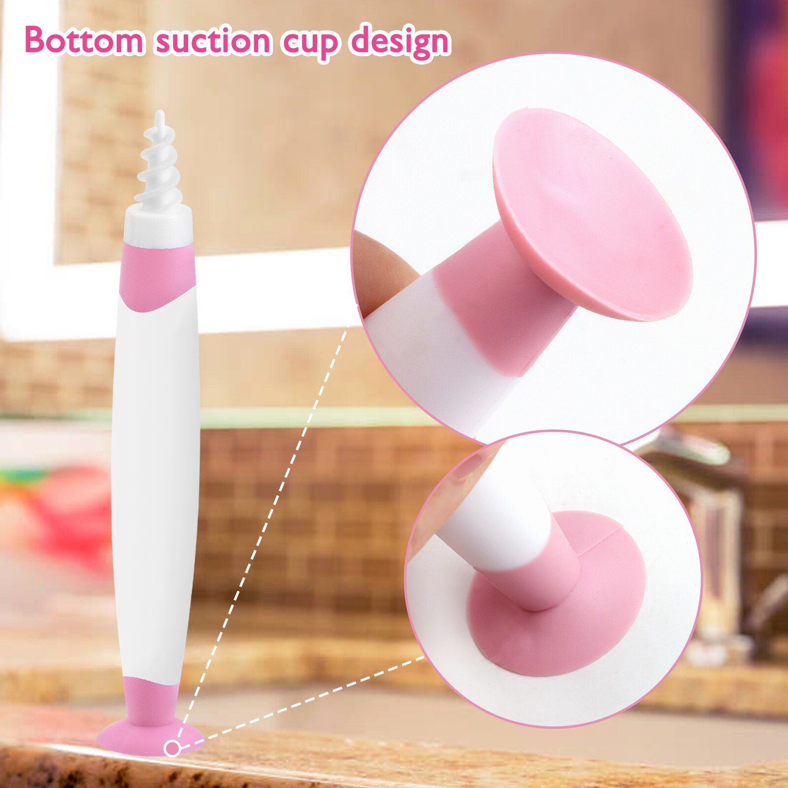 Earpick Spiral Ear Wax Earwax Remover Cleaner Ear Care Tool with 15pcs Soft Silicone Replacement Heads for Home Supplies