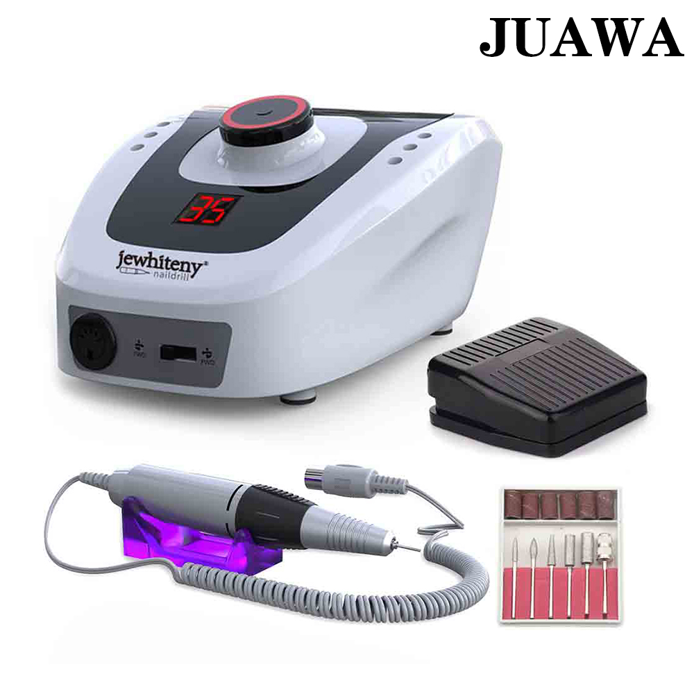 32W 35000RPM Nail Drill Machine Electric Nail File With Speed Display Screen Manicure Cutter Pedicure Machine: 508 black