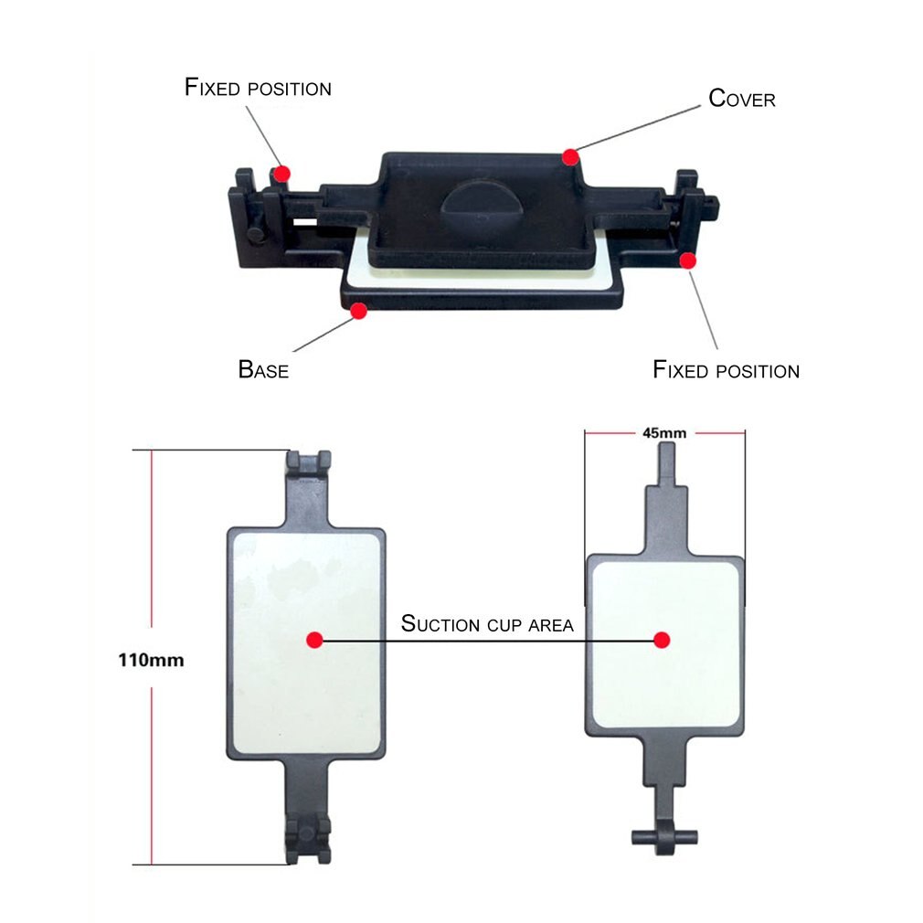 Jeu d'outils de protection d'écran trempé pour Samsung pour iPhone outils d'installation de collage de Film pour les téléphones de moins de 6 pouces universels