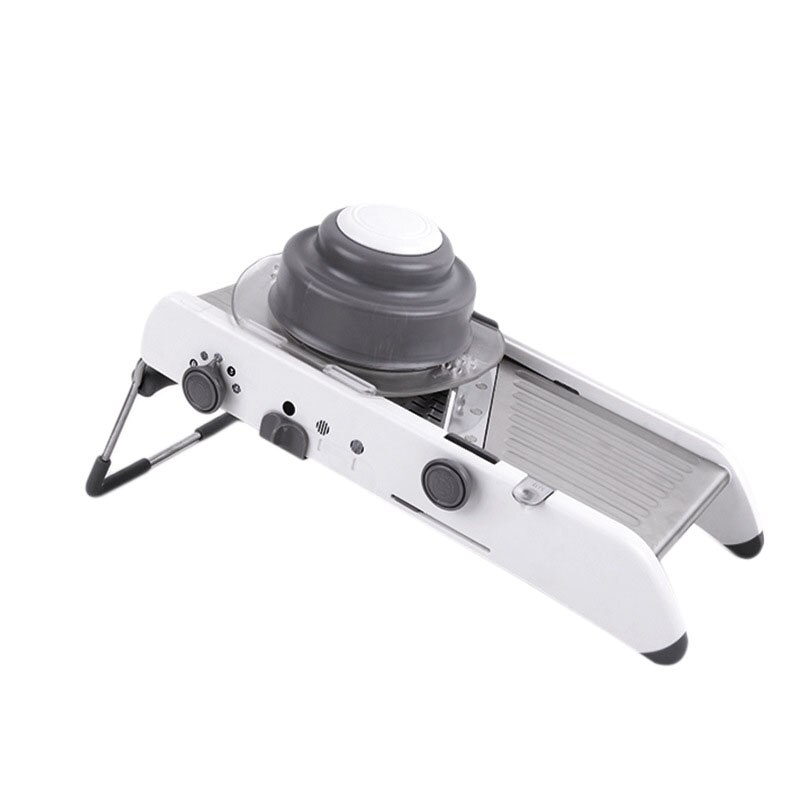 Labeol Adjustable Mandolin Slicer Professional 3 in 1 Stainless Steel Food Cutter Multi Functional Vegetable Chopper Vegetable Potato Onion Cheese Julienne Slicer with Safety Gloves