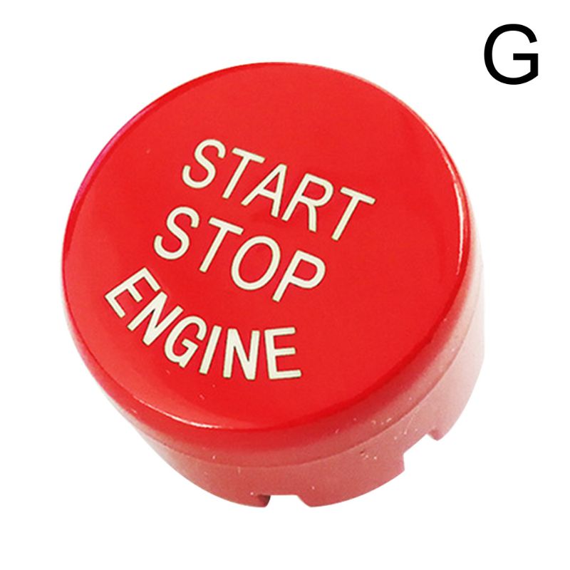 Start stopp motor tryckknapp brytare lock en knapp start röd knapp modifierad inredning för  x1 x3 x5: G