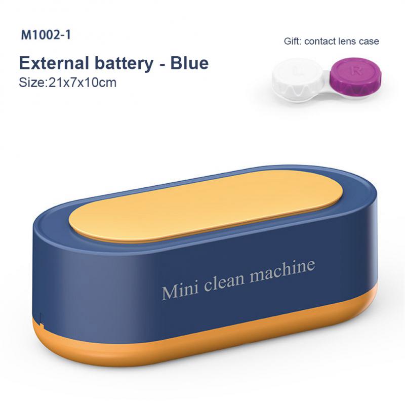 Multifunctionele Ultrasone Cleaner Ultrasone Bad Sieraden Glazen Sieraden Reinigingsmachine Ultrasound Sieraden Schoner Huis: 04 Battery