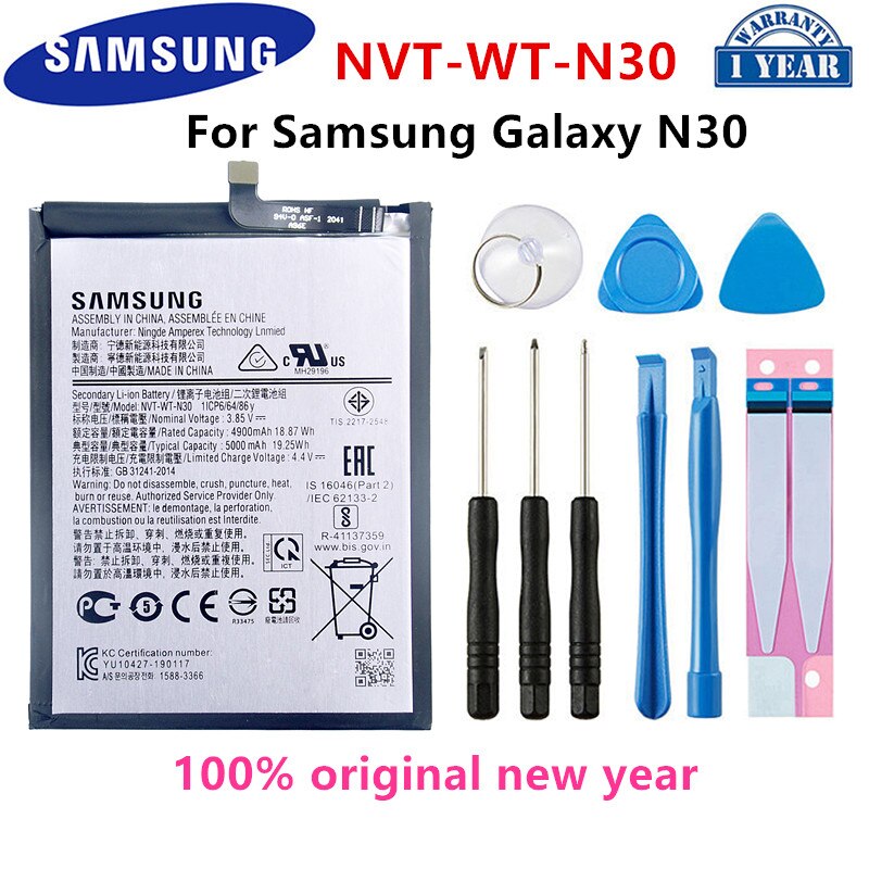 SAMSUNG original Battery For Samsung For Samsung Galaxy S21/S21 Ultra/S21Plus/S20 FE/A41/A51 5G/A70/Note 20/ Note 20 Ultra/A02S: NVT-WT-N30      N30