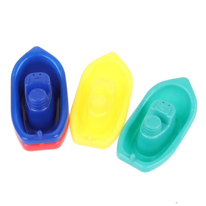4 stücke Schwimm Schiff Schlecht freundlicher Boote Schlecht Spielzeug Badewanne Schwimmen Wasser Spielen Spaß Pädagogisches Stiefel Spielzeug für freundlicher Baby dusche