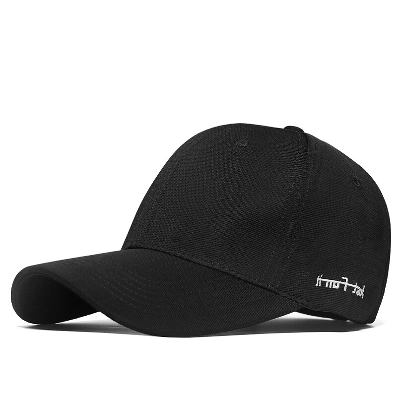 Grote Hoofd Terug Seal Baseball Cap Mannen Zomer Koreaanse Grote Ingerichte Hoed Casual Volledige Gesloten Hiphop Hoeden 57-58cm 59-61Cm 63-65Cm