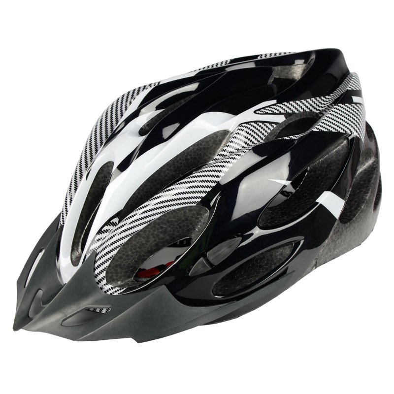 Femmes casque de vélo cyclisme vtt casque de vélo de route intégralement moulé antichoc hommes cyclisme casque de vélo Capacete Ciclismo: bleu foncé