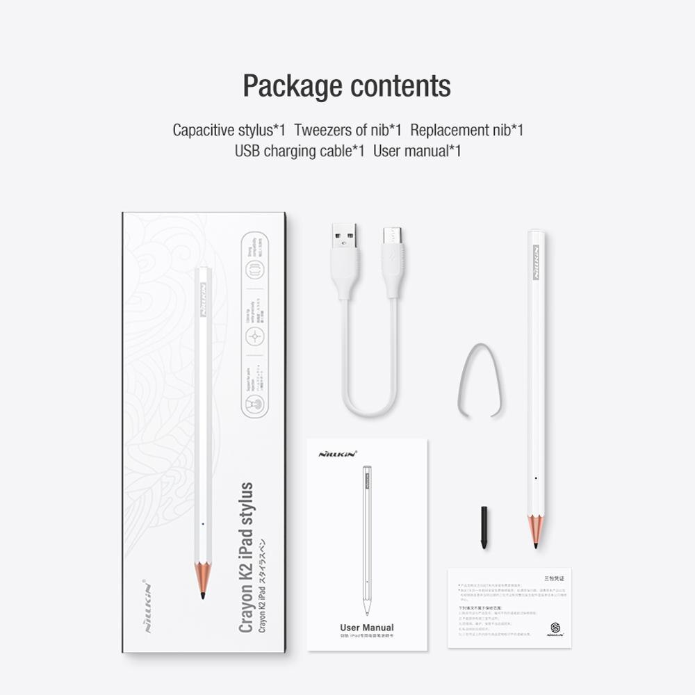 Nillkin Stylus Pen Voor Ipad Potlood Apple Potlood Actieve Stylus Touch Pen Voor Ipad Pro 11 12.9 Voor ipad Air 3 4: Default Title