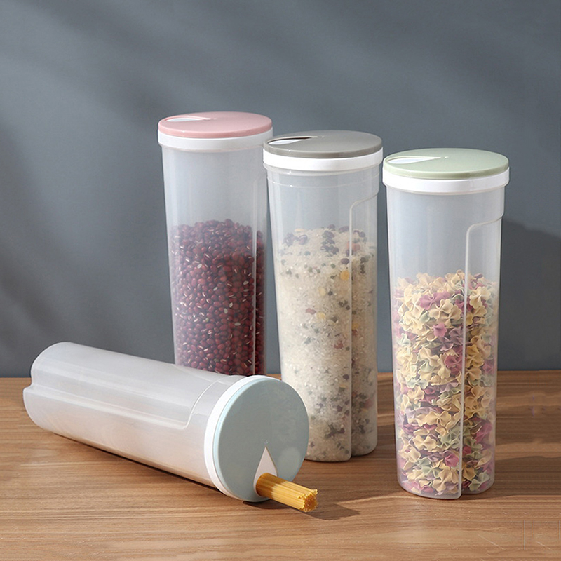 Voedselbewaardoos Luchtdichte Verzegelde Containers Graan Pasta Opbergdoos Voor Granen Spaghetti Noodle Tarwe Pasta Keuken Organizer
