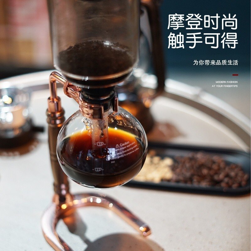 Cafetière type verre machine à café | Siphon de filtre, cafetière, Siphon de thé, pot d'aspiration