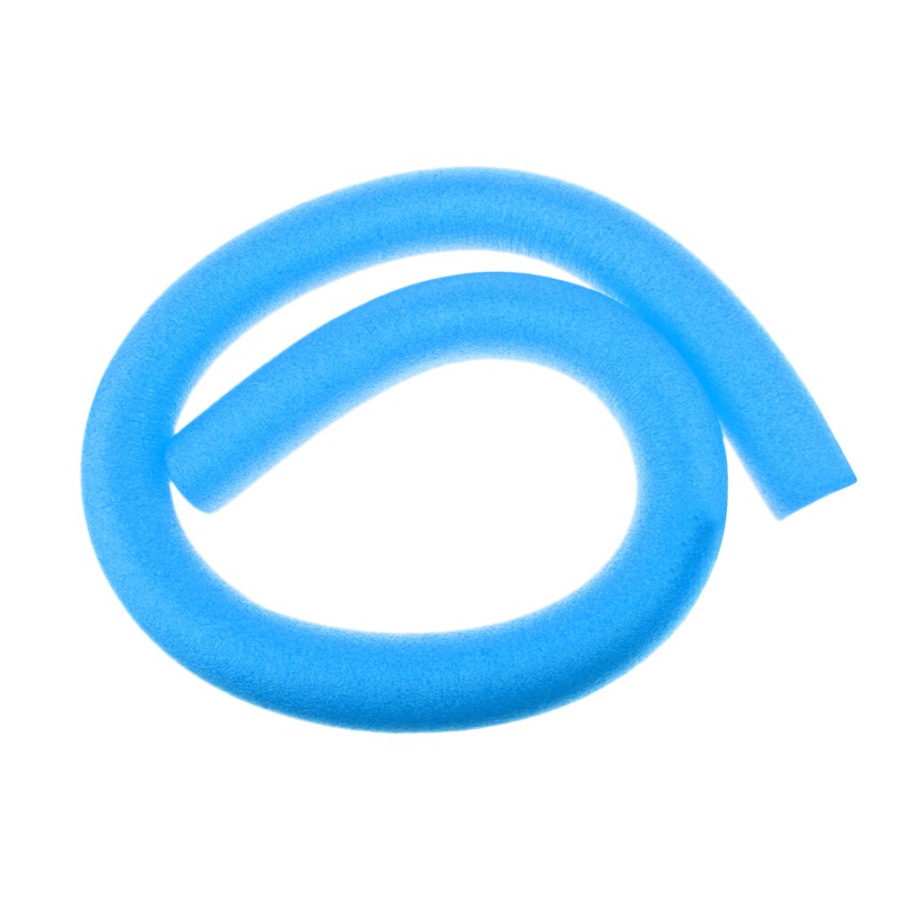 Enfants adulte flottant piscine nouille solide noyau eau flotteur mousse 150cm: Bleu