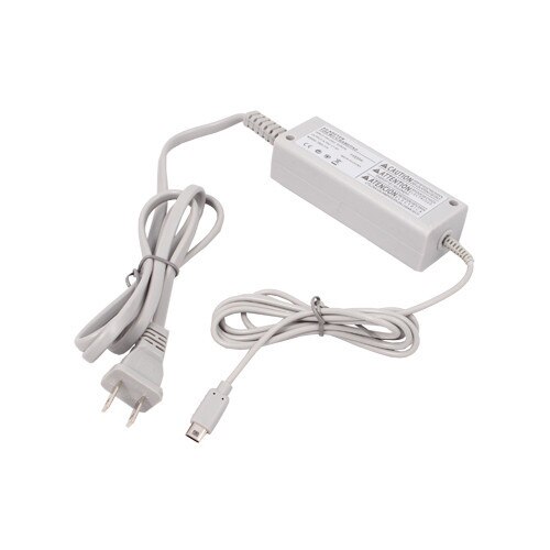 Grijs US Type Thuis Lader AC Adapter Voeding voor Nintendo Wii U Gamepad