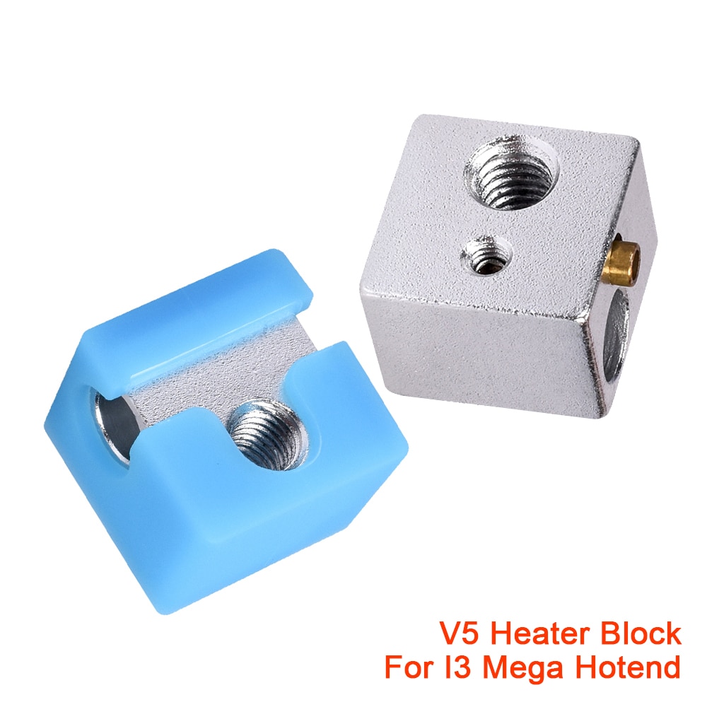 3D Printer Parts V5 Heater Block Hotend Silicone Sock V5 J-head For Anycubic I3 Mega Hotend 12V 24V Mega-S Extruder Thermistor