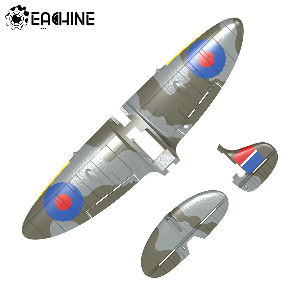 Originele Eachine Spitfire 400Mm Mini Vliegtuig Rc Onderdelen Accessoires Propeller Ontvanger Landingsgestel Versnellingsbak Romp