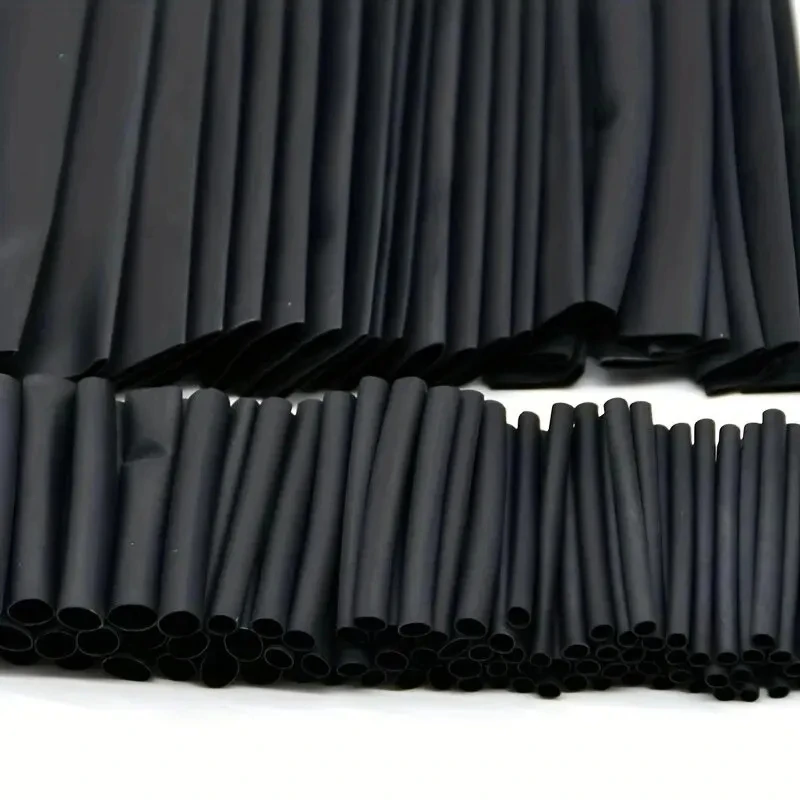Kit surtido de manguitos de Tubo termorretráctil para conexión eléctrica, envoltura de Cable eléctrico, resistente al agua, 127 piezas, 2:1