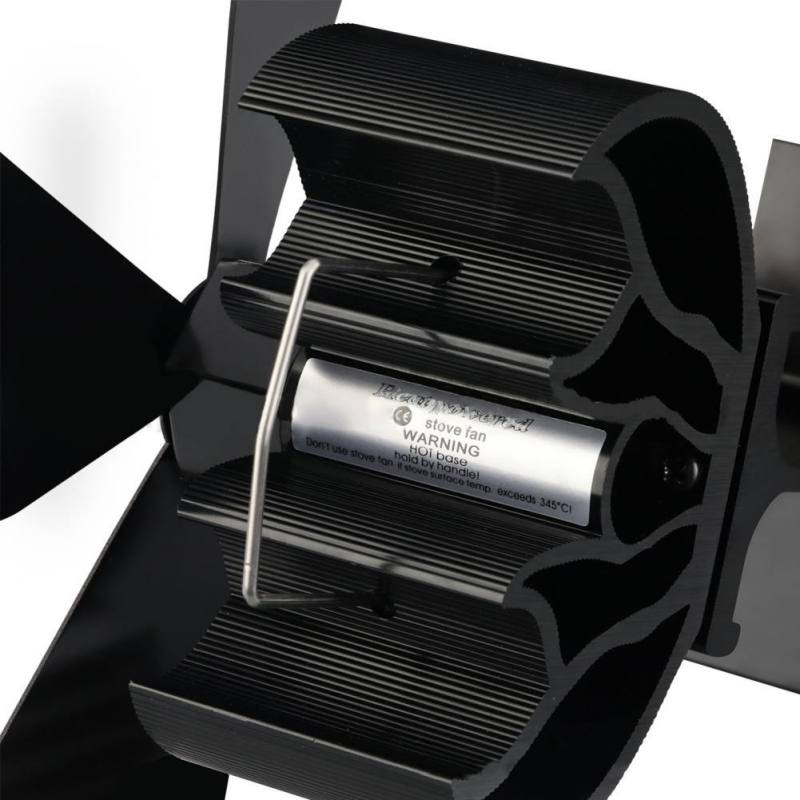 Four-Leaf Fireplace Fan American Standard Socket Heating, Cooling & Vents Fireplaces Stoves Four-leaf, Fireplace FanNew