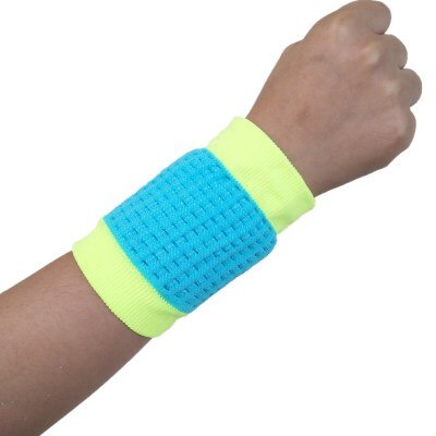 1pc män elastiskt andningsbart armband sport svettband handband för gym volleyboll tennis svett handledsstöd omslagsskydd: B