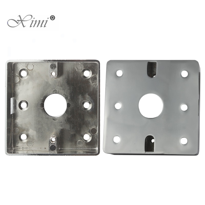 86 Type Metal Switch Socket Base Outfit Junction Box Surface Mount Bottom Box Wall Switch Socket Dark Box