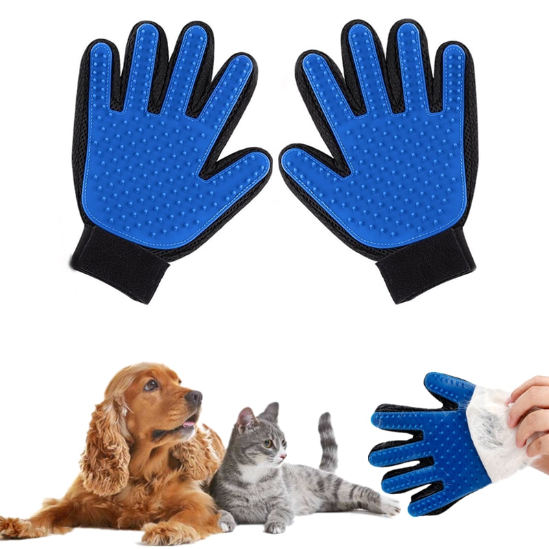 Hond Haar Borstel Kam Handschoen Voor Pet Reiniging Massage Deshedding Kat Ontharing Borstel Handschoen Pet Grooming Supply 2 stijlen