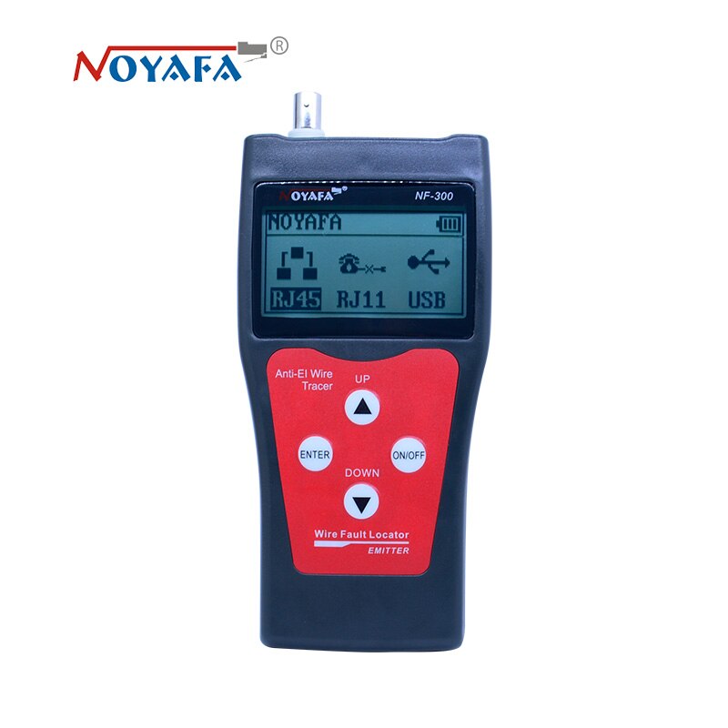 NOFAYA NF-300 Lan tester RJ45 LCD cable tester Network monitoring wire tracker without noise interference NF_300