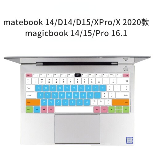 Keyboard Cover for Huawei Honor MagicBook X14 Laptop Keyboard Film X15 Full Cover Rubber Dustproof Protecter Film: type5