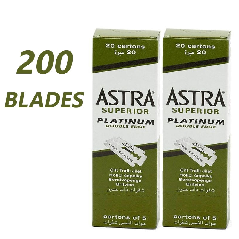 200 Astra Platinum Scheermesjes, Voor Groothandelaar Optie Beschikbaar