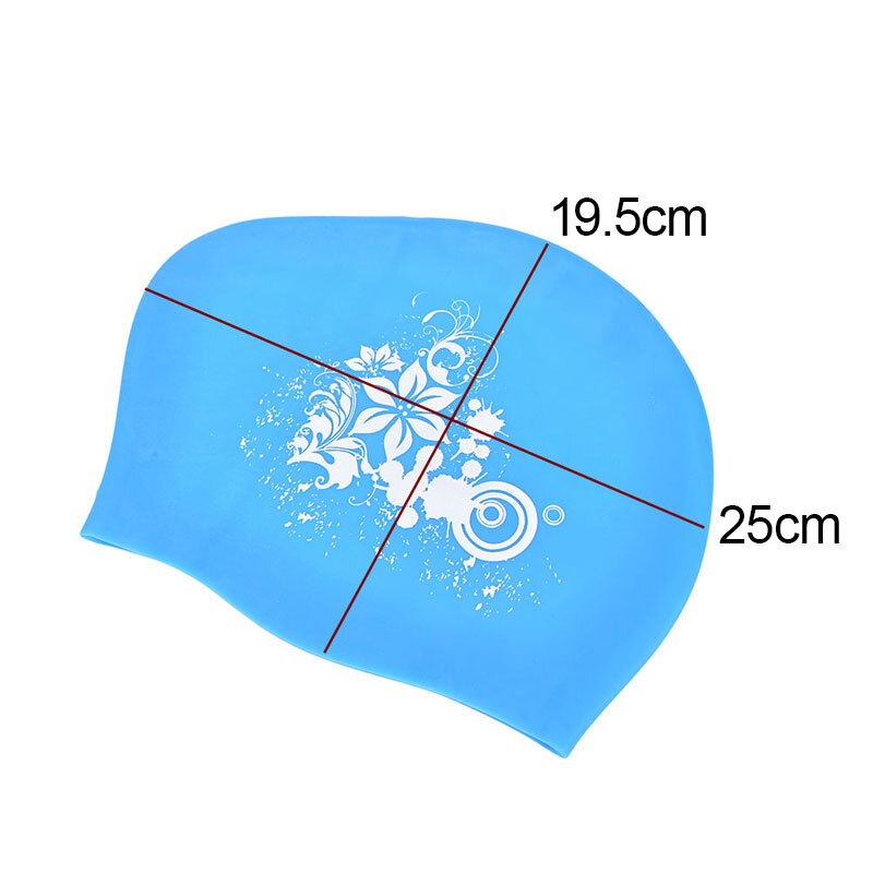 Silicone Swimming Cap For Long Hair Women's Waterproof Swim Caps Ladies Diving Hood Hat For Kids Garras Natacion Casquette