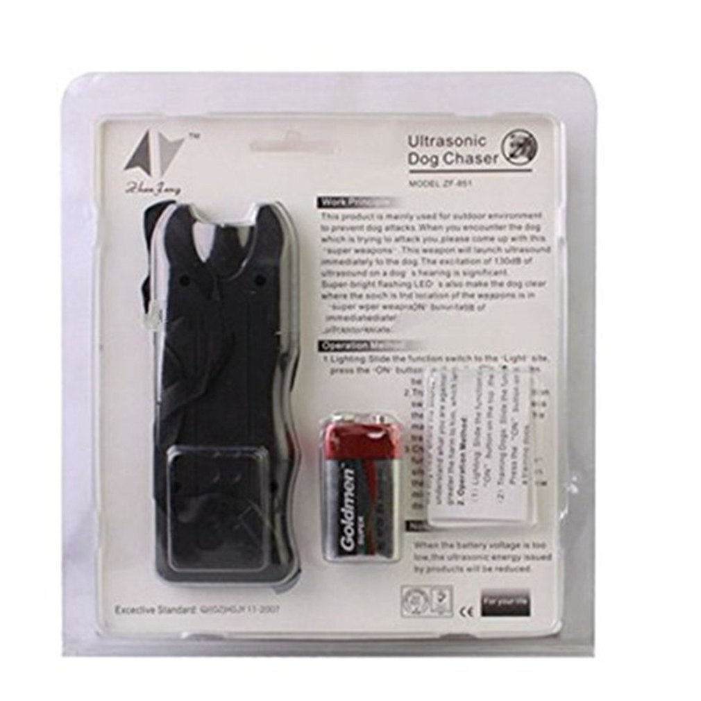 Infrared Electronic Dog Repeller with Double Ultrasonic Horn Ultrasonic Training Dog Devices Long Distance