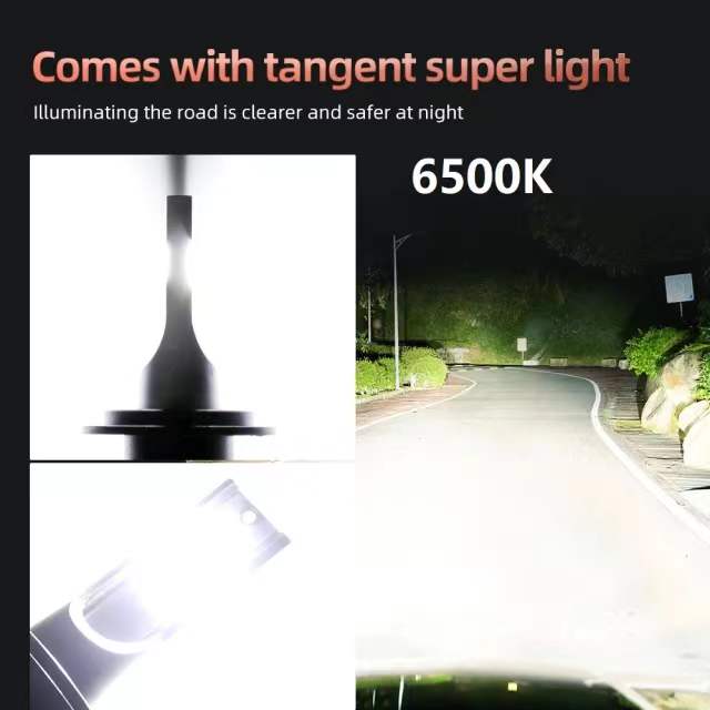 2 Stuks H3 Led Koplamp Lamp Led H3 Auto Licht Mistlampen1: 1 Size Replica Vervanging Halogeenlamp 80W 12V 24V Auto Lamp: Crystal Blue