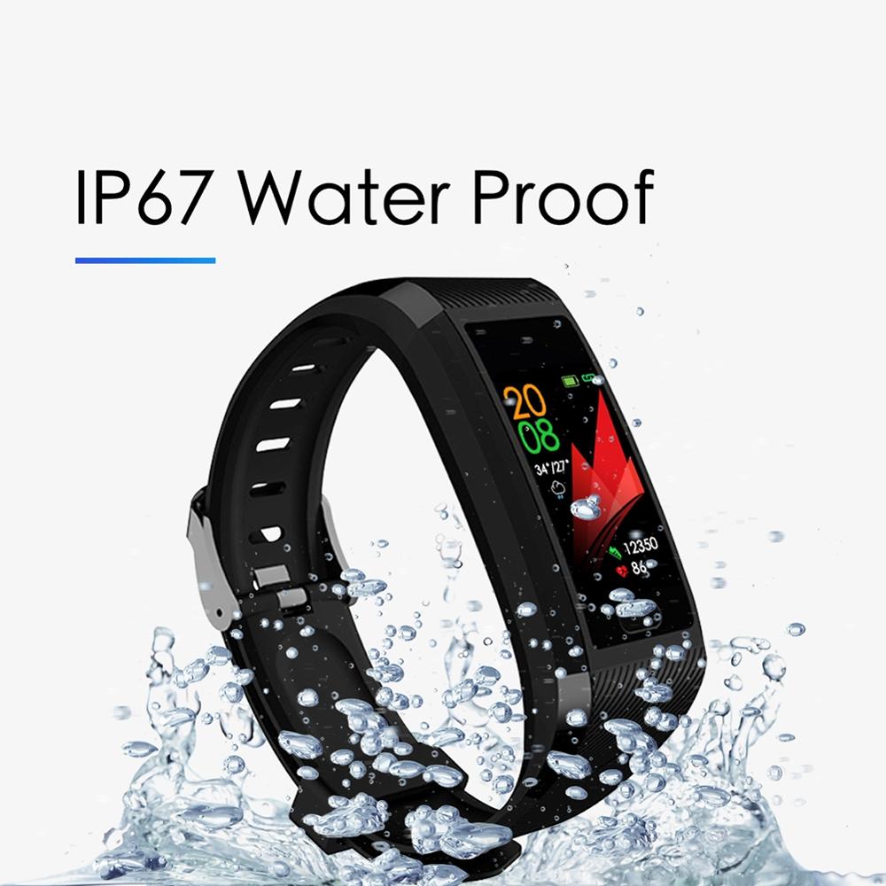 118 Plus Smart Armband Smart Uhr Fitness Tracker Schlaf Monitor Wetter Prognose Smart Armband Wasserdichte Smartband mit GPS
