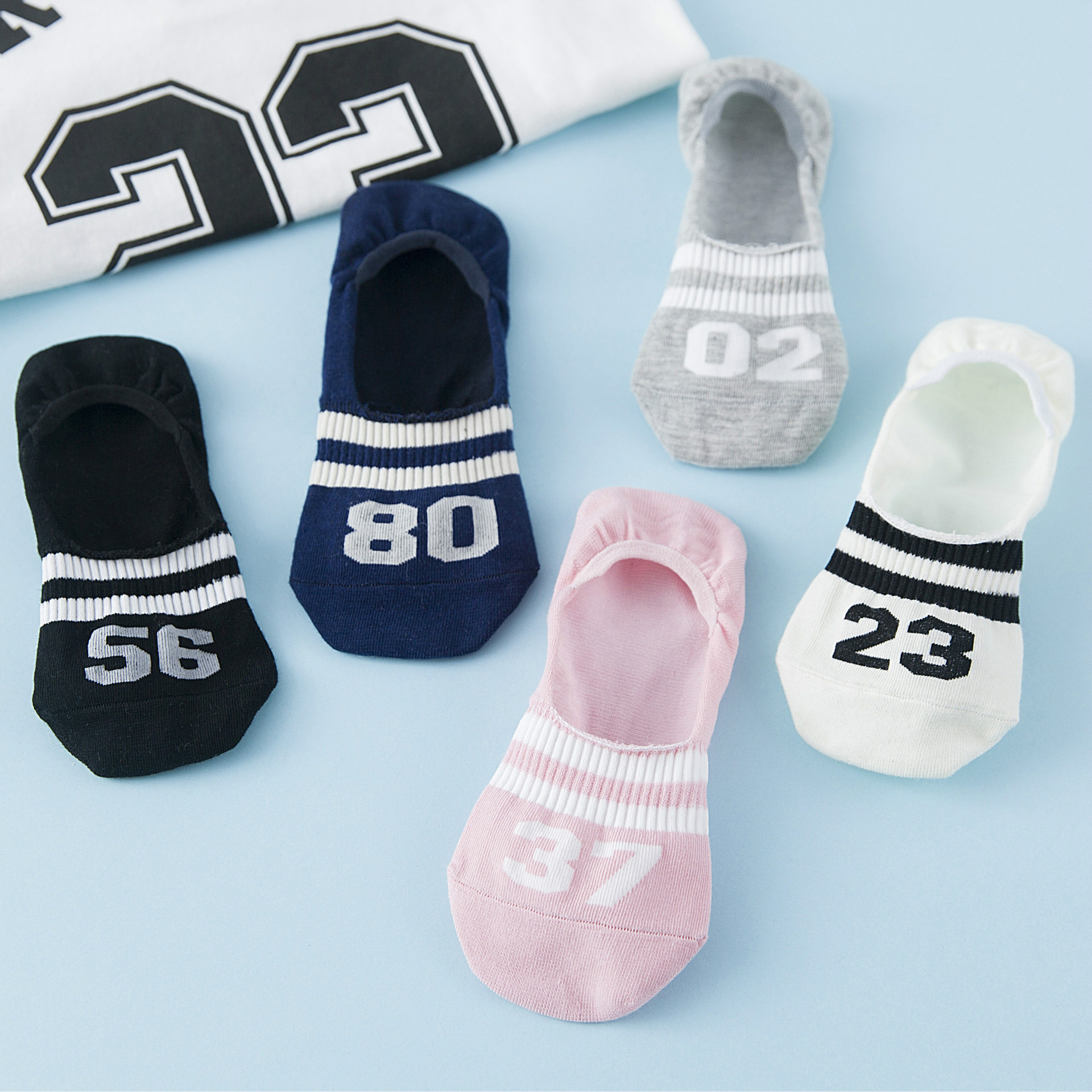 10 Stuk = 5 Paren/partij Leuke Dieren Low Cut Enkel Korte Sox Lente Koreaanse Stijl Grappige Kat Hond Panda Vrouwen sokken Set Gelukkig Size34-3: Ivoor