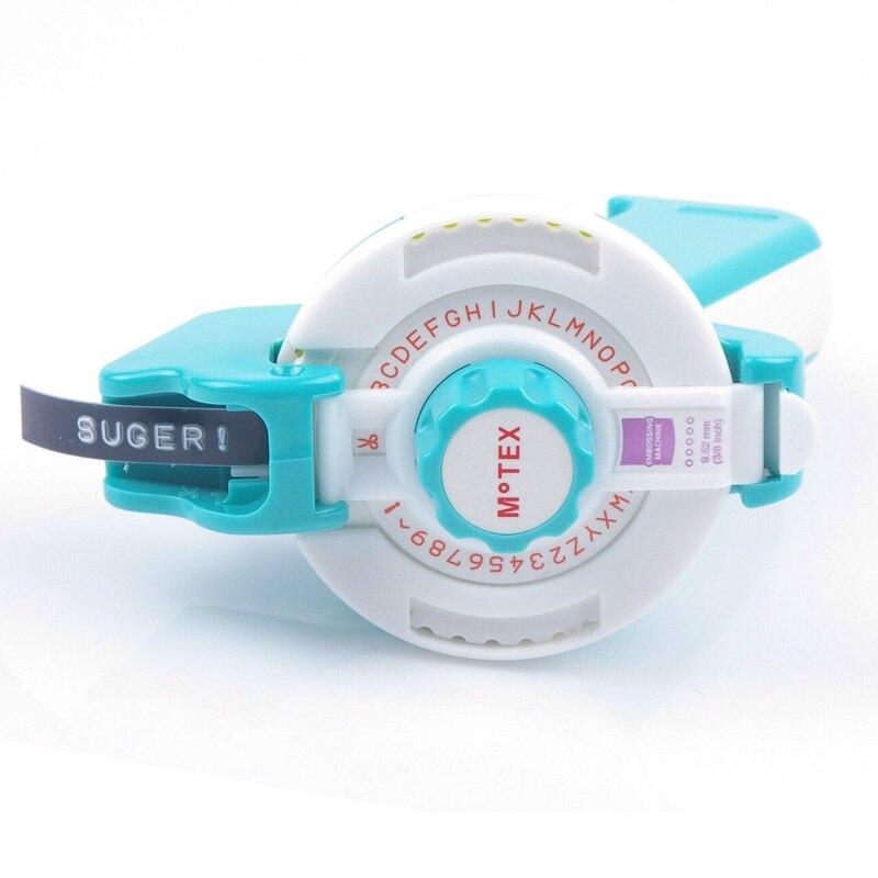Motex E-202 Manuelle Etikett Hersteller Hand Dekorative Band Manuelle E202 Schreibmaschine für 3D 9mm Präge Etikett Bänder