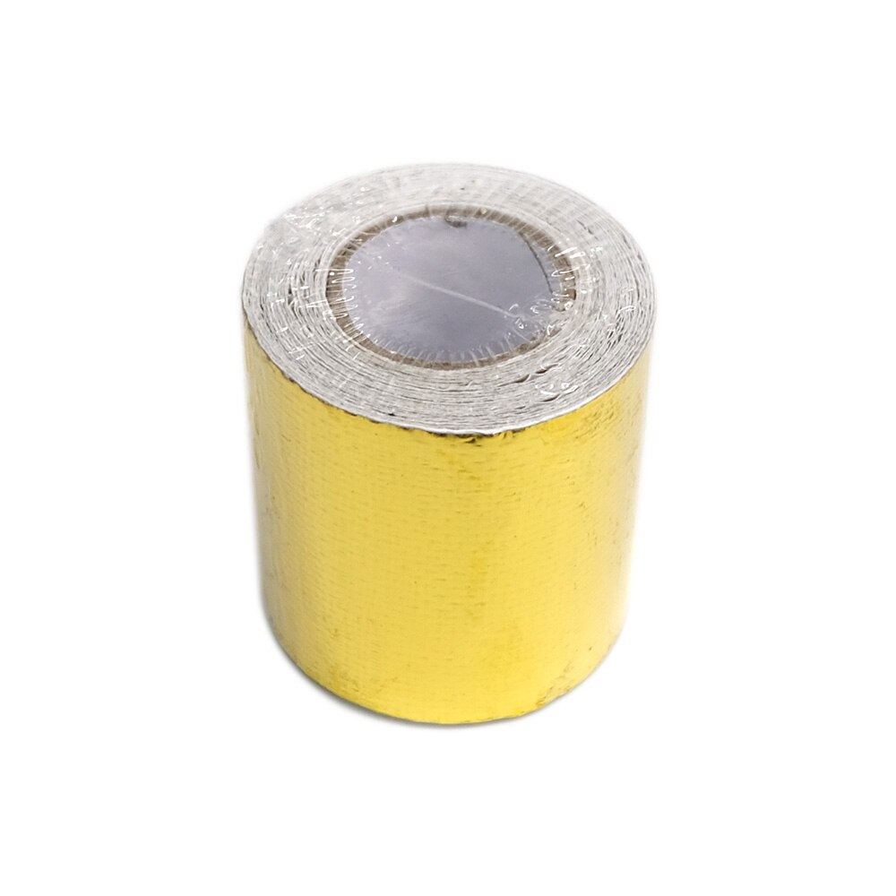 SPSLD-cinta reflectante de sellado de lámina de calor para tubo de escape, rollo de aluminio con respaldo, 5M