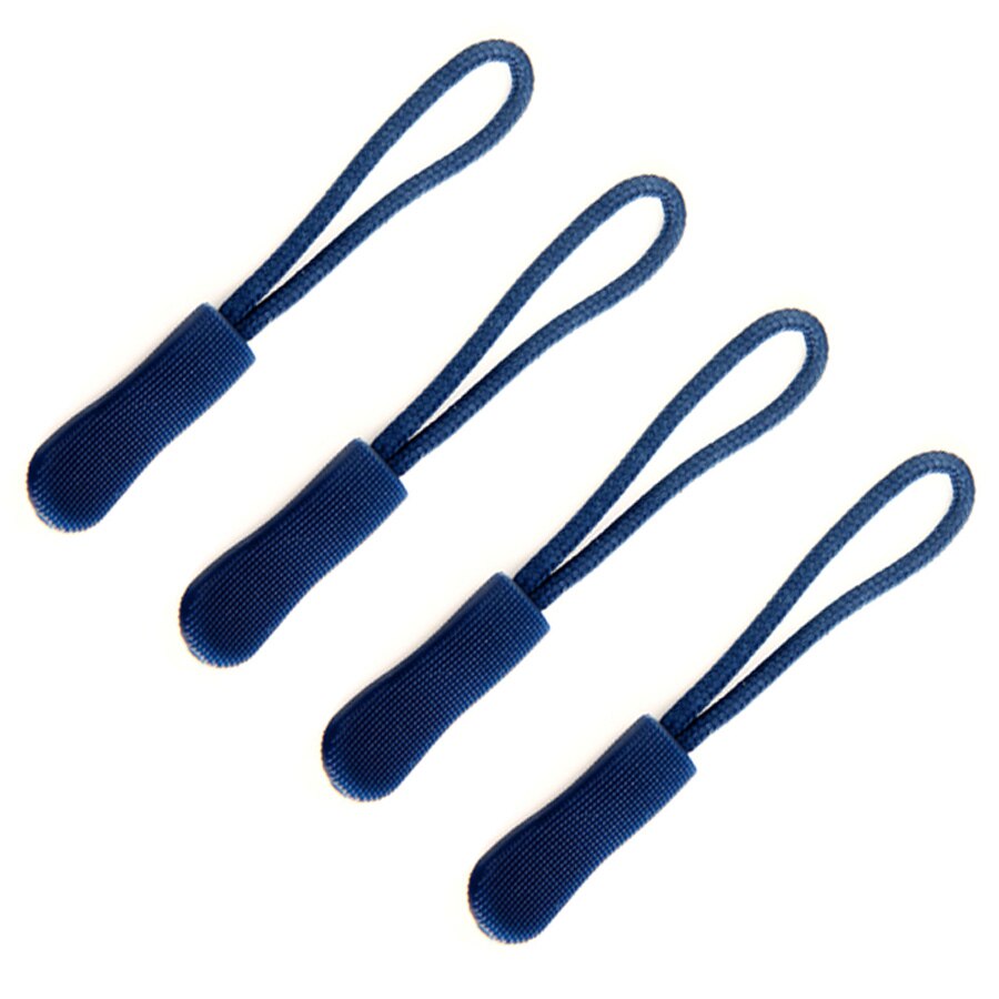 20Pcs/Lot Anti-theft Zipper Tail Rope Clothing&bags Longer Zipper Rope Blue Outdoor Camping Travel Kit