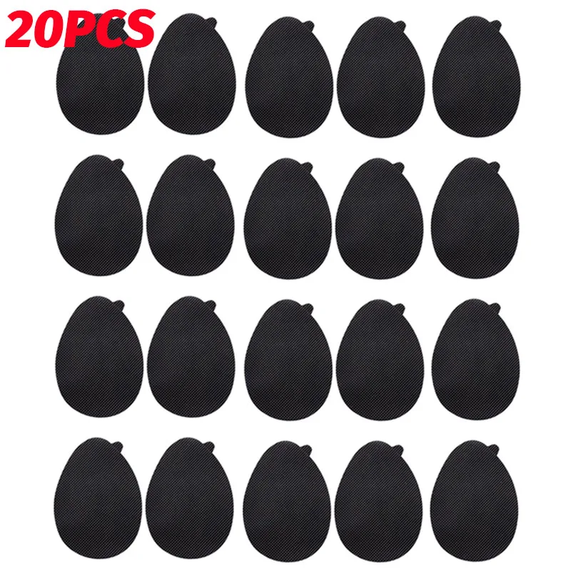 2/20Pcs Wear-Resistant Non-Slip Shoes Mat Self-Adhesive Forefoot High Heels Sticker High Heel Sole Protector Rubber Pads Cushion: Ivory