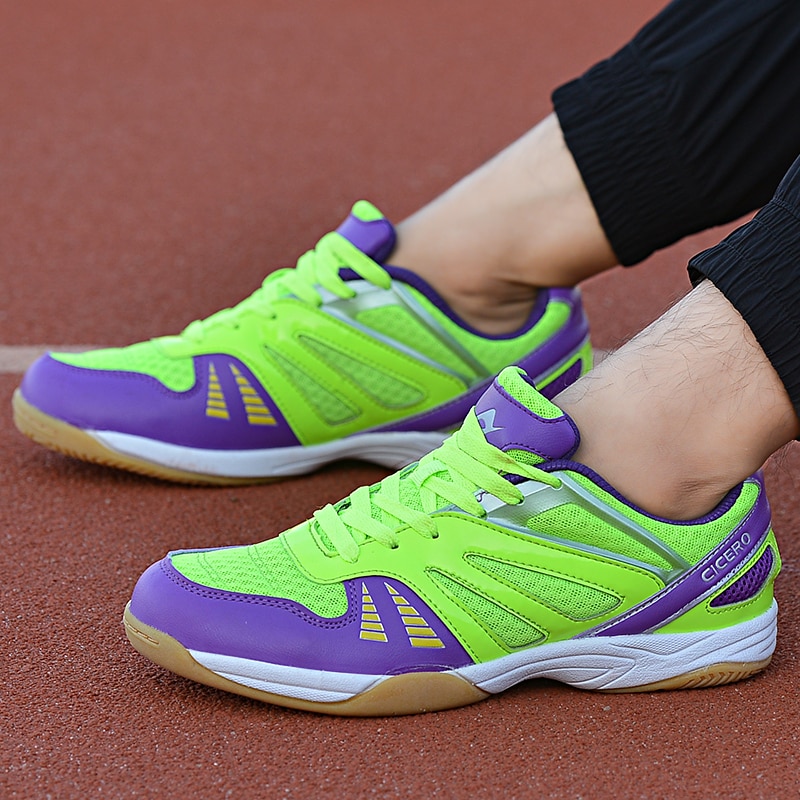 Table Tennis Shoes Mens Womens Boys Girls Sports Sneakers Ping Pong Shoes Breathable Cricket Pickleball Kids Volleyball Shoes
