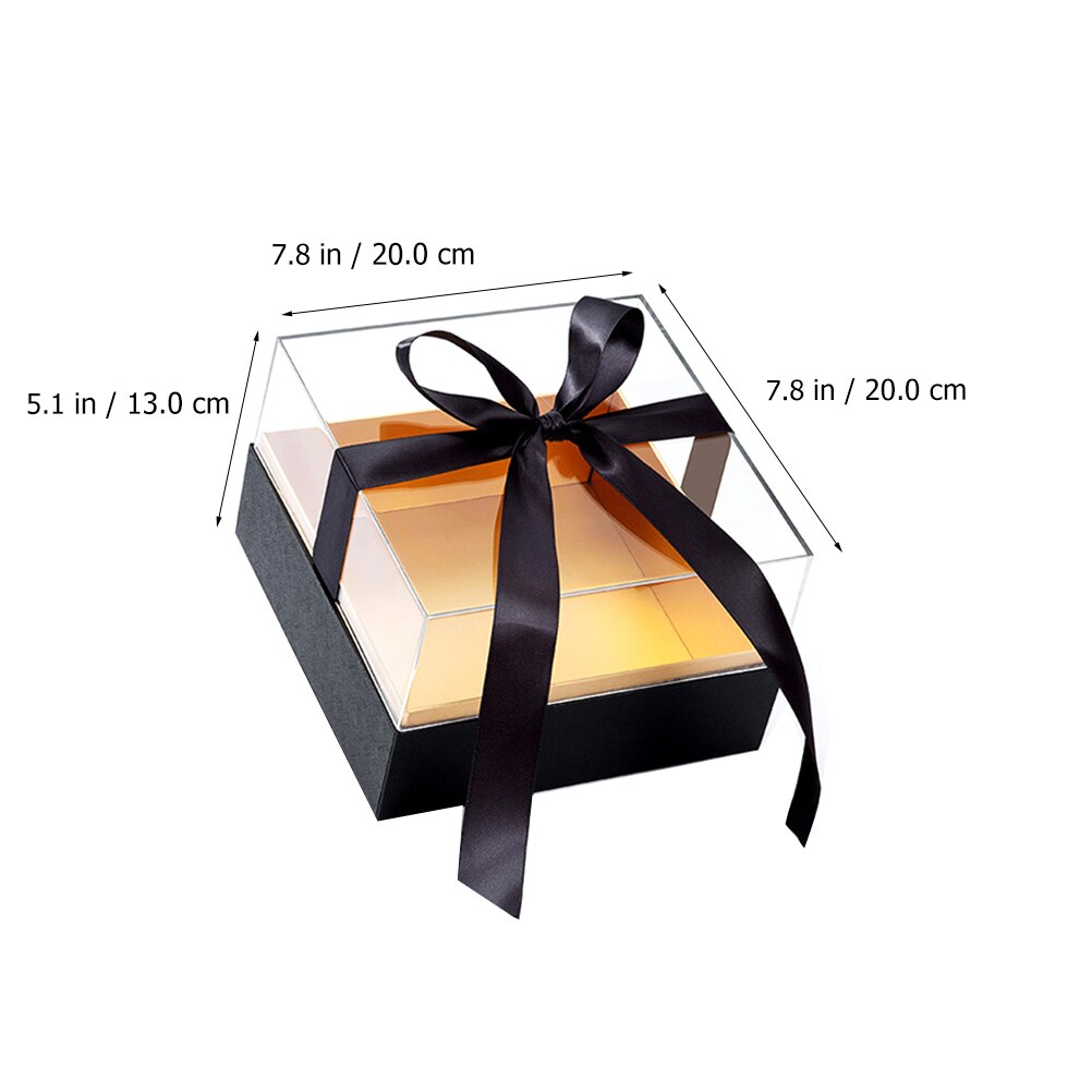 Floral Packaging Box Preserved Roses Storage Box Square Packaging Box