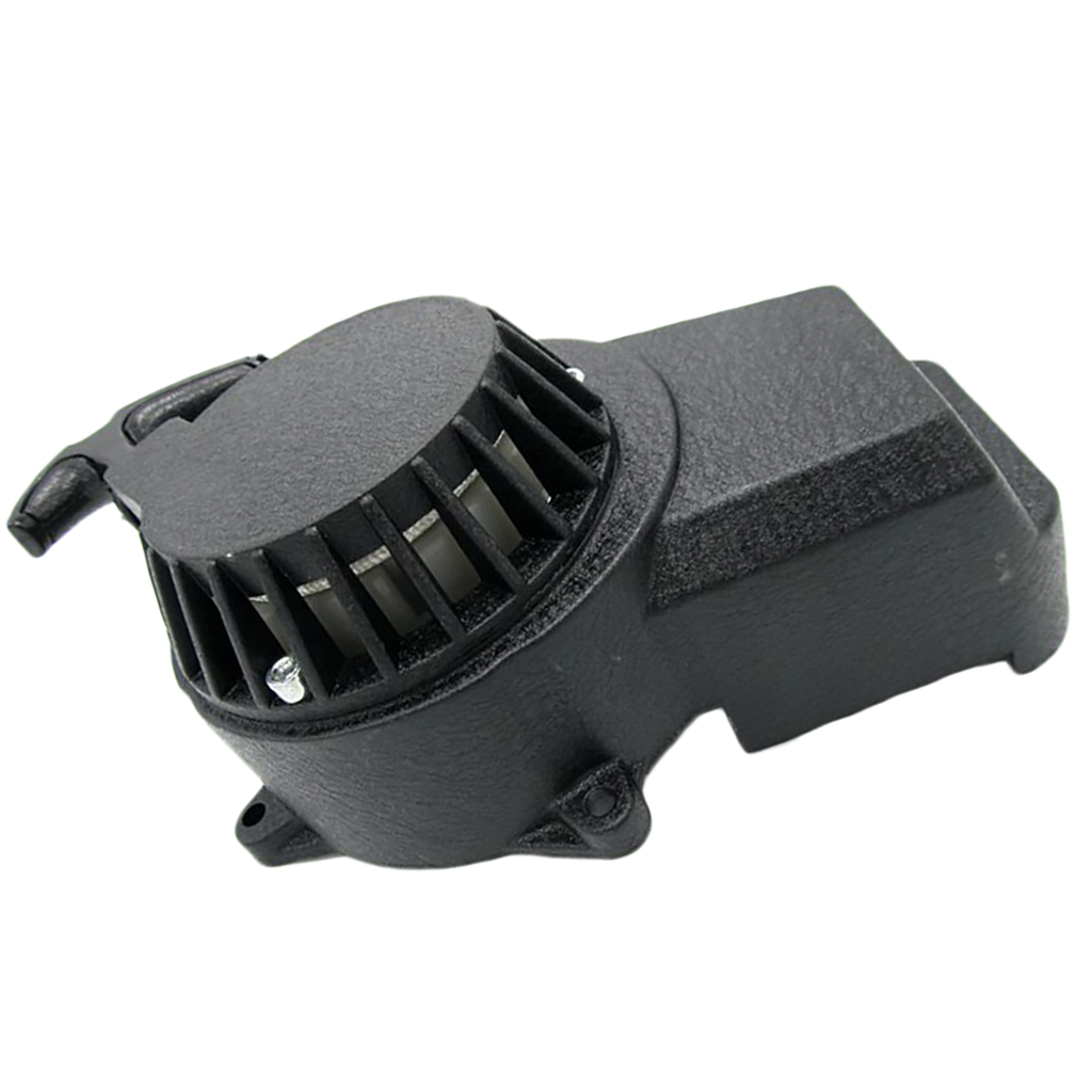 Trækstarter til 2-- takts motor 43cc 47cc 49cc små atv'er quads dirt bikes 4 hjul, sort