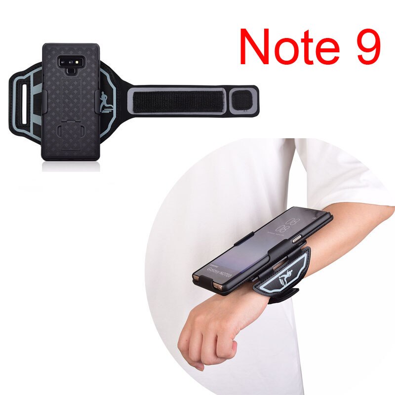 Sport Arm Band Wristband Case for Samsung Galaxy S9 S10+ S10 Plus S10E S10 5G Note 9 Note10 Cover Running Phone Holder Armband: Wristband For Note9