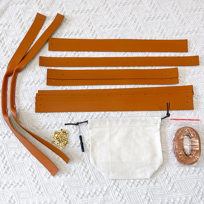 DIY Handcraft Handbag Making Materials Package Mini Bag Handmade Sewing Material Shoulder Bag Woven Bag Self-made Supplies