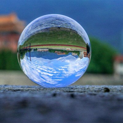 80mm K9 Clear Crystal Glass Ball Crystal Ball Stand For Sphere Photography Props Decoration Home Decorative Ball: 50mm