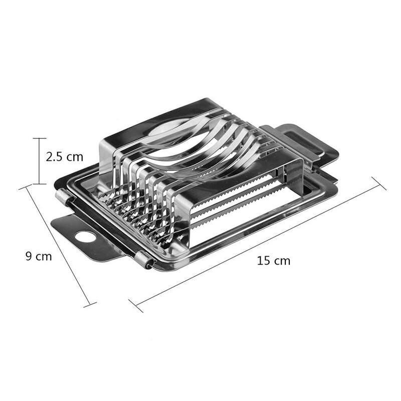 Keuken Tool Rvs Egg Cutter Multifunctionele Fruit Slicer Keuken Benodigdheden Voor Gezouten Eieren Paddestoel Tomaat Cutter