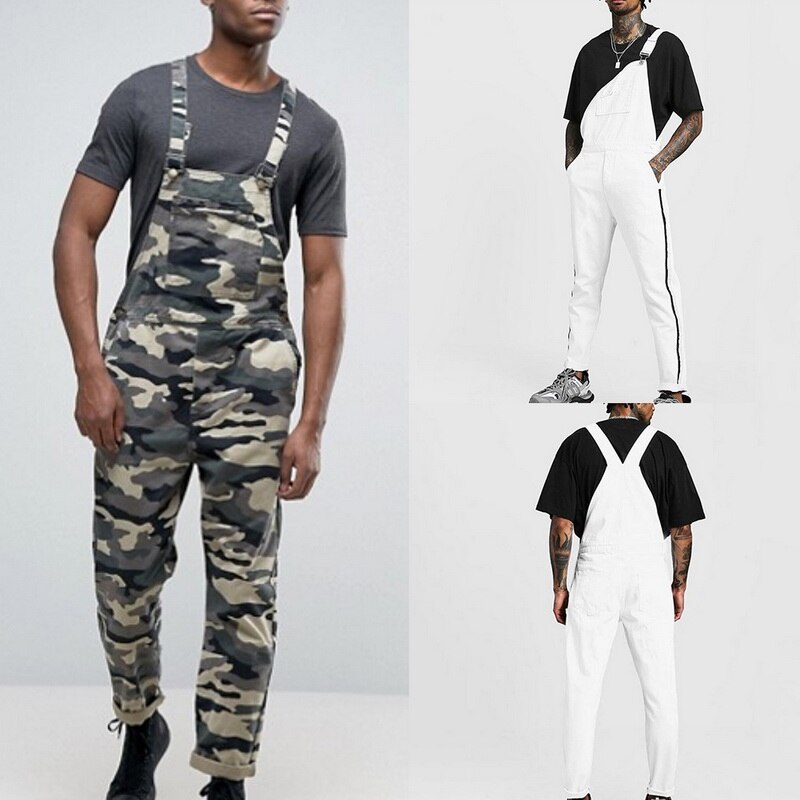 Casual Retro Camouflage Jumpsuit