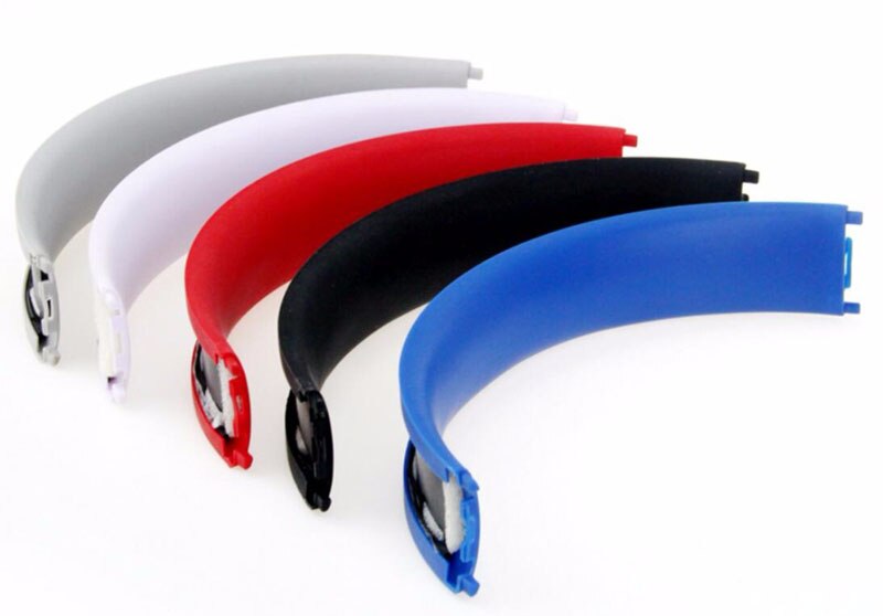 Vervangende onderdelen voor de bovenste hoofdband en het kussen voor beats studio 2, studio 2.0, bedrade/draadloze hoofdtelefoons.: Zwart kussen