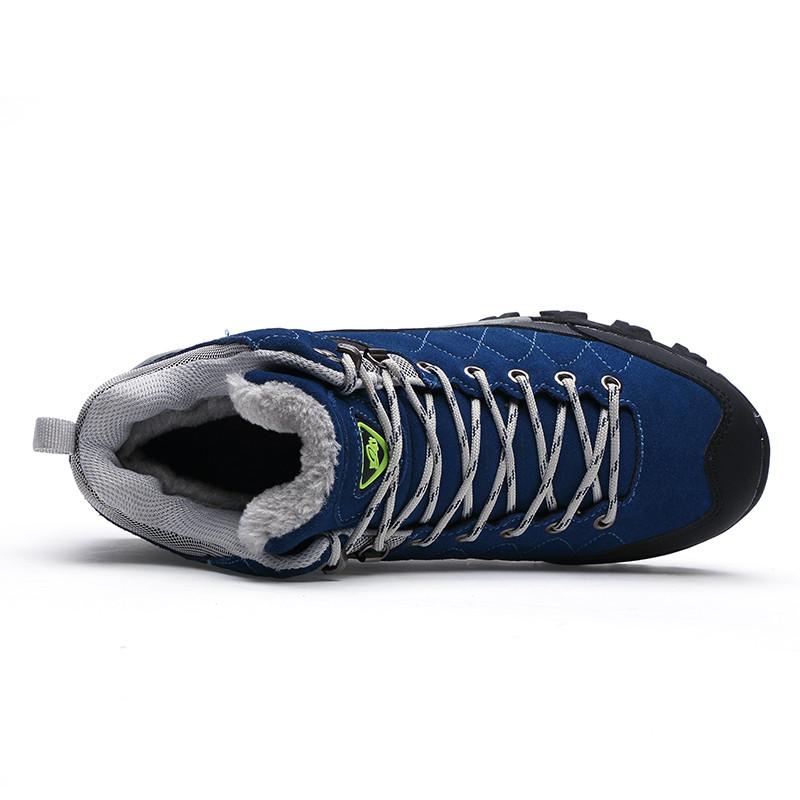 Mannen Laarzen Winter Met Bont Warme Snowboots Mannen Winter Laarzen Werken Schoenen Mannen Schoenen Mode Rubber Enkel schoenen Big Size
