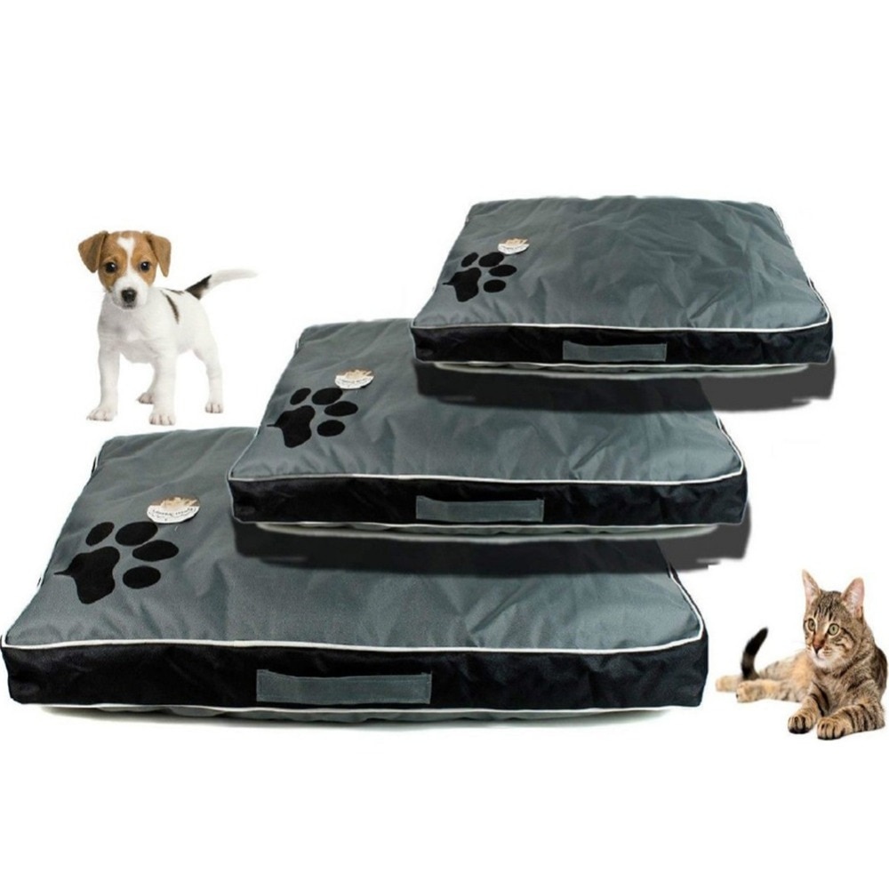 Camas grandes impermeables para perros, sofá cuadrado, almohada para husky y labrador, casa de gatos