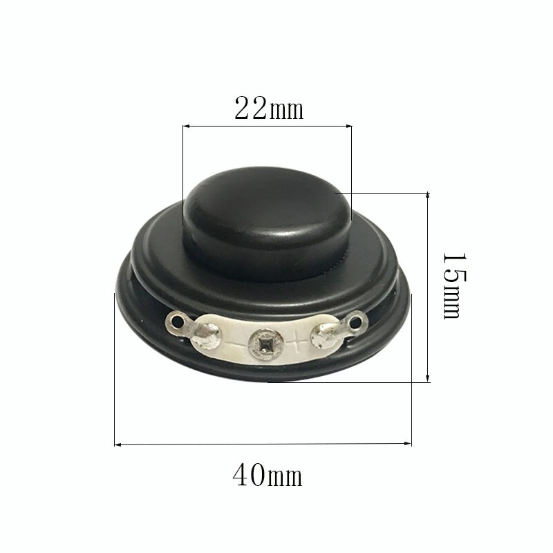 1.5Inch Full Range Speaker 4Ohm 5W 40Mm Ultra-Dunne Hoorn Luidsprekers Grote Stem Core Mini Luidspreker voor Diy Accessoire 2 Stuks