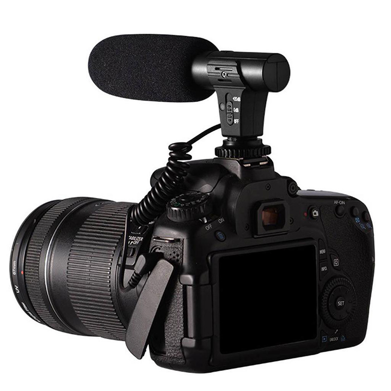 Kamera 3,5mm Stereo Kamera Mikrofon Für Fotografie Interview Digital Video Aufnahme Mikrofon Für Nikon Kanon DSLR Kamera