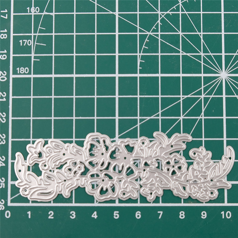 Eastshape Flower Border Metal Cutting Dies Floral Branch Frame DIY Scrapbooking for Card Making Embossing Stencil: dies
