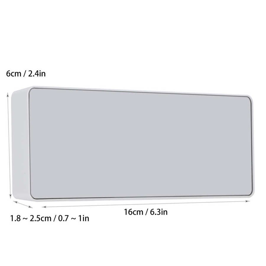 Electronic Digital Clock LED Display Digital Mirror Alarm Clocks Battery Plug-In Dual-Use Powered Beautiful Clocks Table Decor