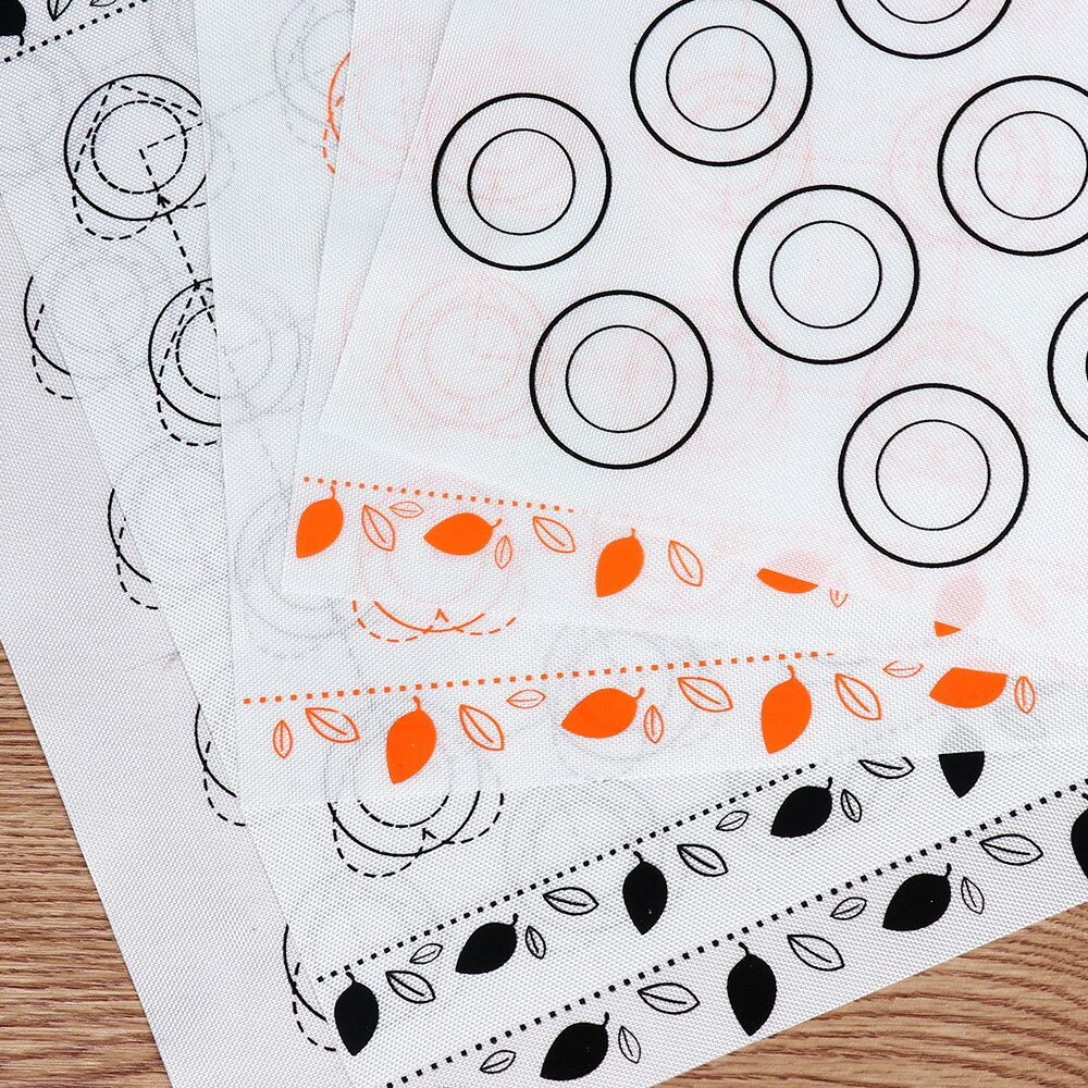 Siliconen Cake Sheet Rolling Pad Food Grade Macaron Bakken Mat Non Stick Kneden Deeg Bakvormen Oven Gebak Koken Gereedschap